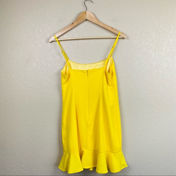 Lovers & Lemons Teddy Mini dress in Lemon Yellow Size Small - Picture 5 of 9